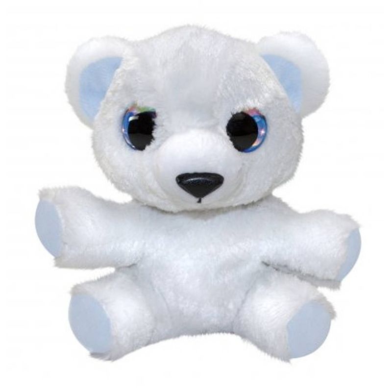 Foto van Lumo stars knuffel lumo polar bear nalle wit 15 cm