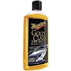 Foto van Meguiars autoshampoo/conditioner gold class 473 ml geel