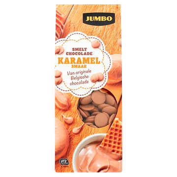 Foto van Jumbo smeltchocolade karamelsmaak 150g