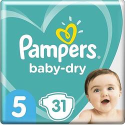 Foto van Pampers baby dry maat 5 - 31 luiers