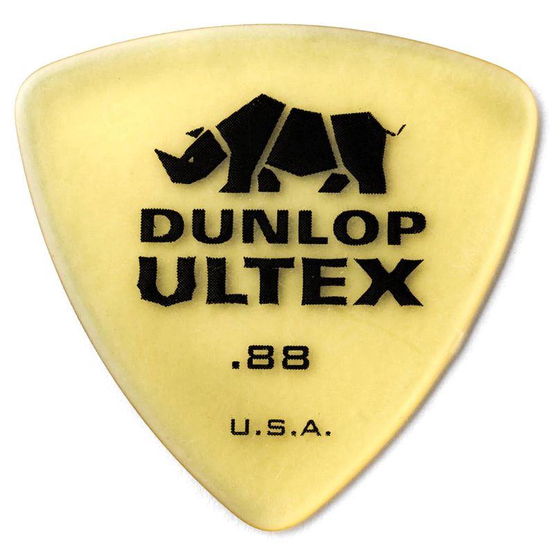 Foto van Dunlop 426p088 ultex triangle pick 0.88 mm plectrumset (6 stuks)