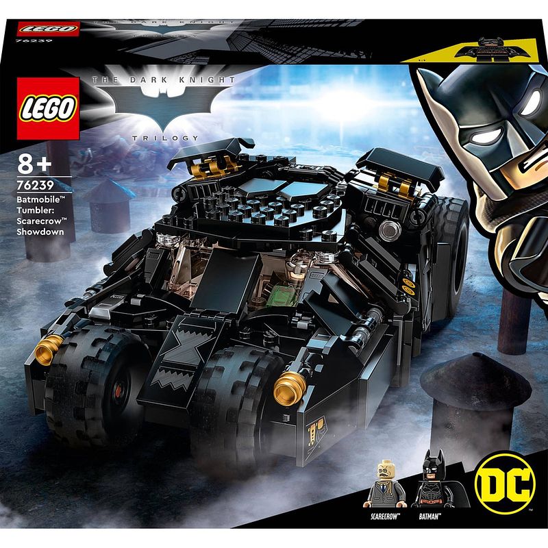 Foto van Lego dc batman batmobile tumbler scarecrow krachtmeting - 76239