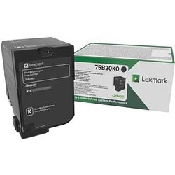 Foto van Lexmark toner zwart, 13.000 pagina's - oem: 75b20k0