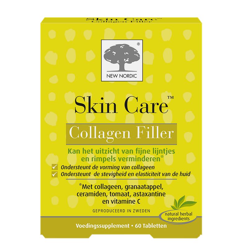 Foto van New nordic skin care collagen filler tabletten 60st