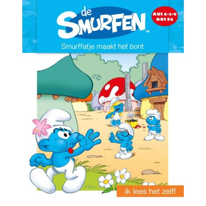 Foto van Smurffatje maakt het bont - de smurfen - ik lees