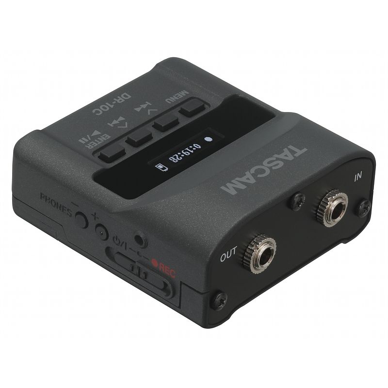 Foto van Tascam dr-10cs recorder voor beltpack-systeem (sennheiser)