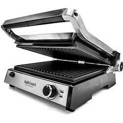 Foto van Safecourt kitchen tosti apparaat - grill apparaat - uitneembare platen contactgrill - 3-in-1 -180 °c grill
