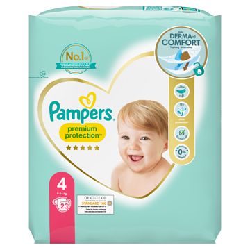 Foto van 2+1 gratis | pampers premium protection maat 4, luiers x23, 9kg14kg aanbieding bij jumbo