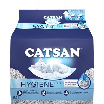 Foto van Catsan hygiene plus kattenbakvulling 11, 5l bij jumbo