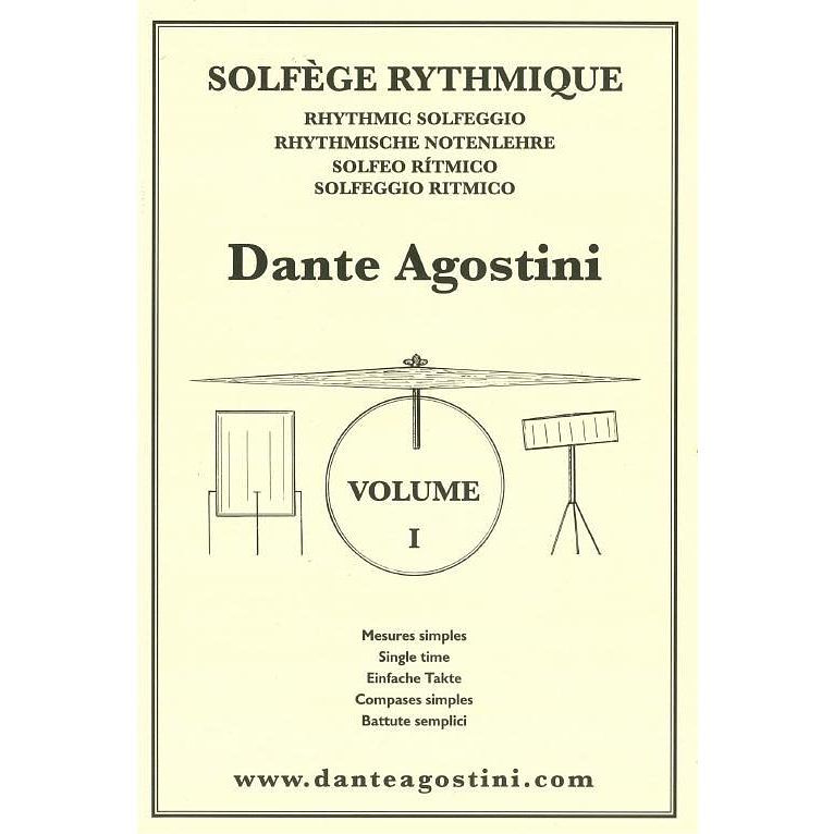 Foto van Musicsales - dante agostini - solfege rythmique volume 1