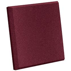 Foto van Auralex studiofoam sonoflat burgundy 61x61x5cm absorber rood (8-delig)