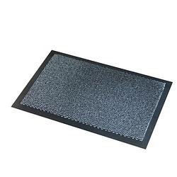 Foto van Wicotex deurmat-schoonloopmat faro 40x60cm zwart grijs