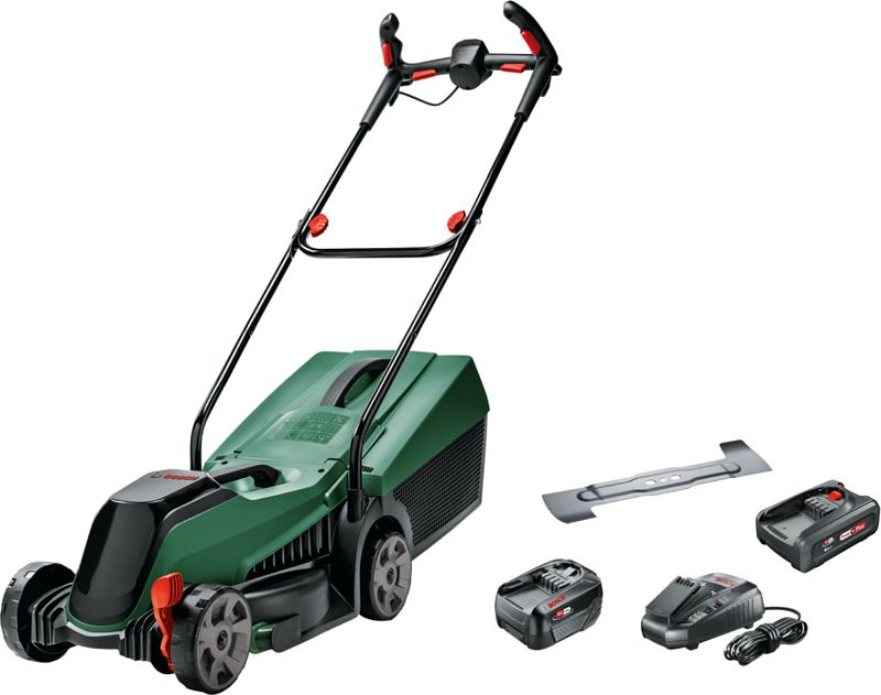 Foto van Bosch citymower 18v-32 incl. 4 ah accu (2x)