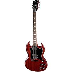 Foto van Gibson modern collection sg standard heritage cherry elektrische gitaar met softshell koffer