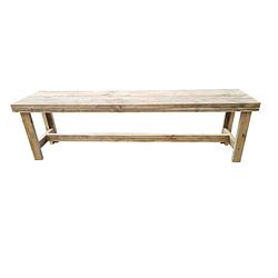 Foto van Wood4you - tuinbank rotterdam steigerhout -160lx43hx38d cmlx43hx38d cm