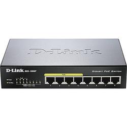 Foto van D-link dgs-1008p netwerk switch 8 poorten 1 gbit/s poe-functie