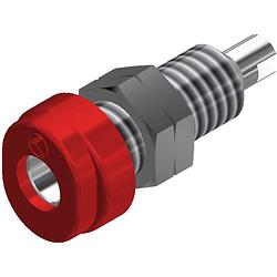 Foto van Sks hirschmann bug 10 laboratoriumbus bus, inbouw verticaal stift-ø: 4 mm rood 1 stuk(s)