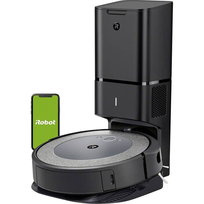 Foto van Irobot roomba i4558 robotstofzuiger grijs compatibel met amazon alexa, compatibel met google home