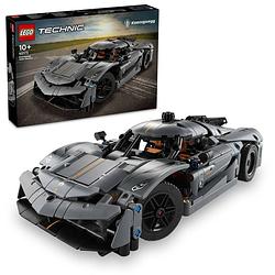 Foto van Lego technic koenigsegg jesko absolut grijze hypercar 42173