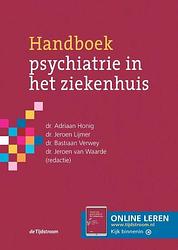 Foto van Handboek psychiatrie in het ziekenhuis - adriaan honig - paperback (9789024458769)