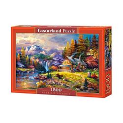 Foto van Castorland puzzel mountain hideaway - 1500 stukjes