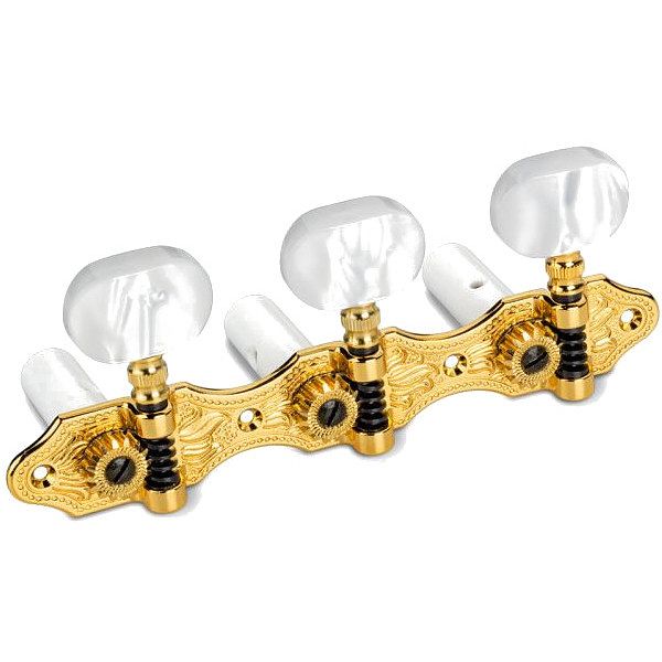 Foto van Schaller classic hauser gold acrylic stemmechanieken voor klassieke gitaar