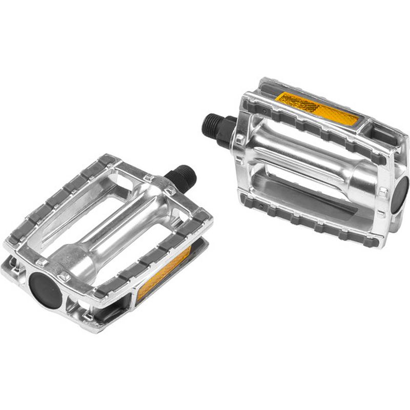 Foto van Ergotec platformpedalen set stadsfiets 9/16 inch zilver