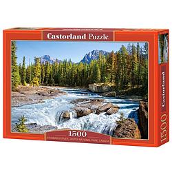 Foto van Castorland puzzel athabasca river jasper canada - 1500 stukjes