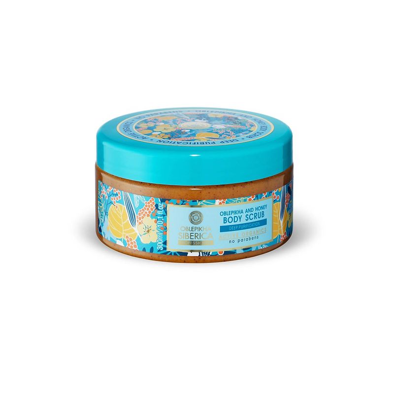 Foto van Natura siberica oblepikha honey body scrub