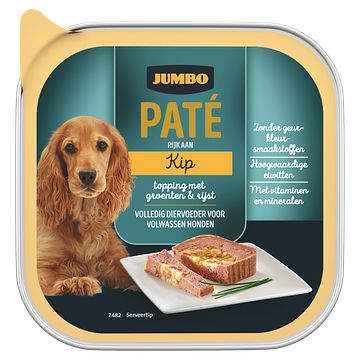 Foto van Jumbo pate rijk aan kip 150g