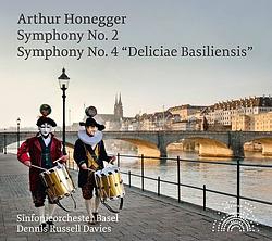 Foto van Honegger: symphony no.2 - symphony no.4 deliciae basiliens - cd (4260313810055)