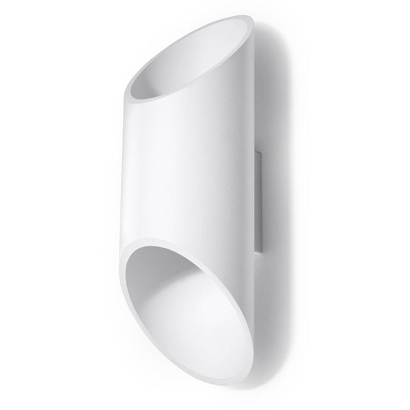 Foto van Sollux wandlamp penne h 30 cm wit