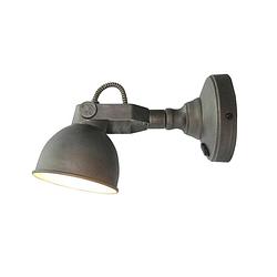 Foto van Label51 - led wandlamp bow m burned steel - grijs