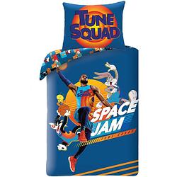 Foto van Space jam dekbedovertrek tune squad - eenpersoons - 140 x 200 cm - katoen