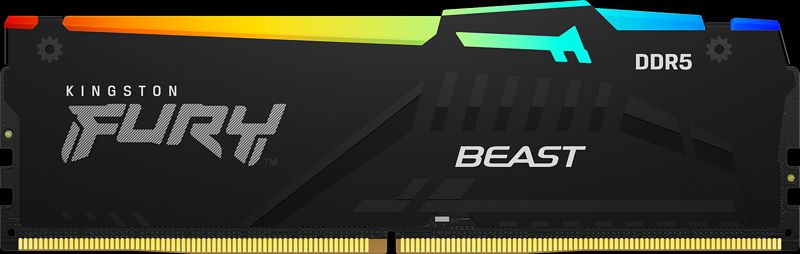 Foto van Kingston fury beast rgb expo ddr5 dimm 5600mhz 16gb (1 x 16gb)