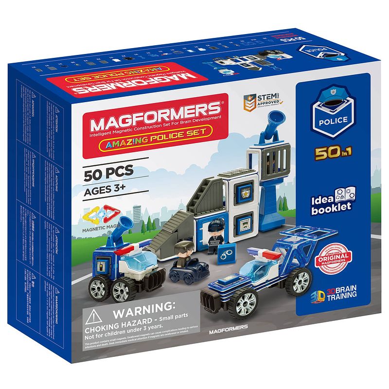 Foto van Magformers amazing police set 50-delig