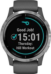 Foto van Garmin vivoactive 4 zilver/donkergrijs 45 mm