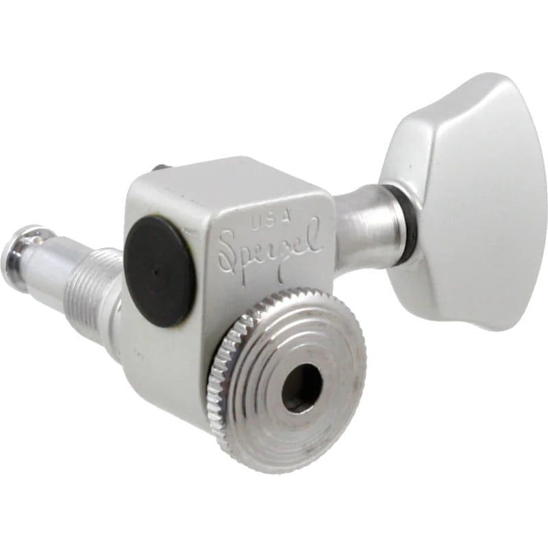 Foto van Sperzel locking tuners 3x3 satin chrome stemmechanieken voor gitaar (set van 6)