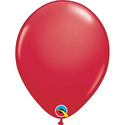 Foto van Folat ballonnenset 28 cm latex bordeaux rood 100 stuks