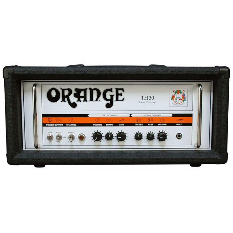 Foto van Orange th30h blk thunder 30 head gitaarversterker top zwart