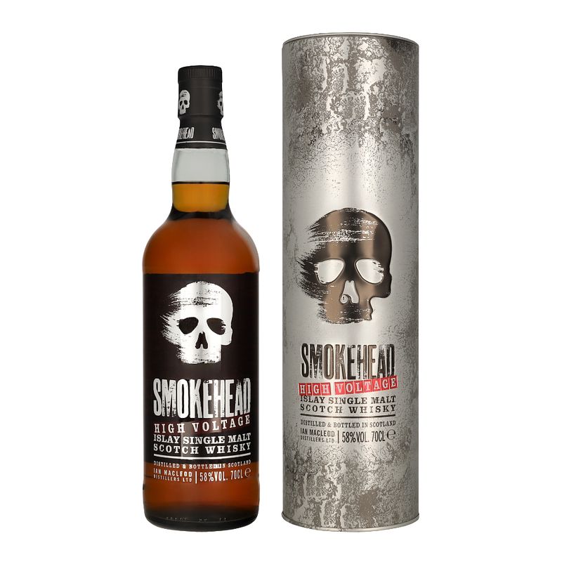 Foto van Smokehead high voltage 70cl whisky + giftbox