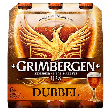 Foto van 2e halve prijs | grimbergen dubbel flessen 6 x 300ml aanbieding bij jumbo