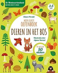 Foto van Dieren in het bos - mijn leukste oefenboek - chiara piroddi - paperback (9789036645058)