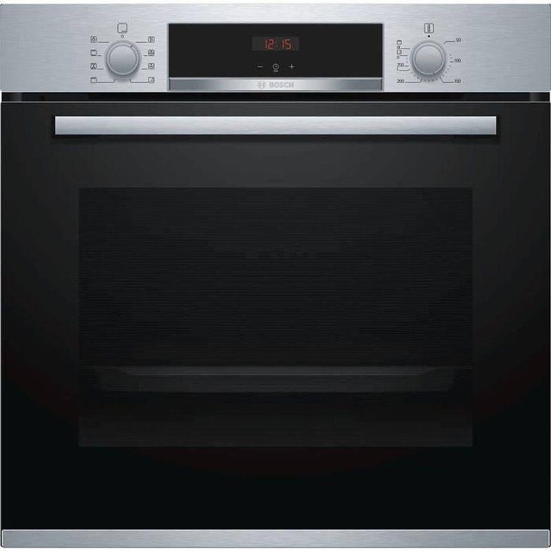 Foto van Bosch hba553br0 ingebouwde elektrische oven - 3d + geforceerde lucht - 71l - ecoclean-reiniging - a - roestvrij staal