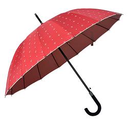 Foto van Juleeze paraplu volwassenen ø 98 cm rood polyester regenscherm