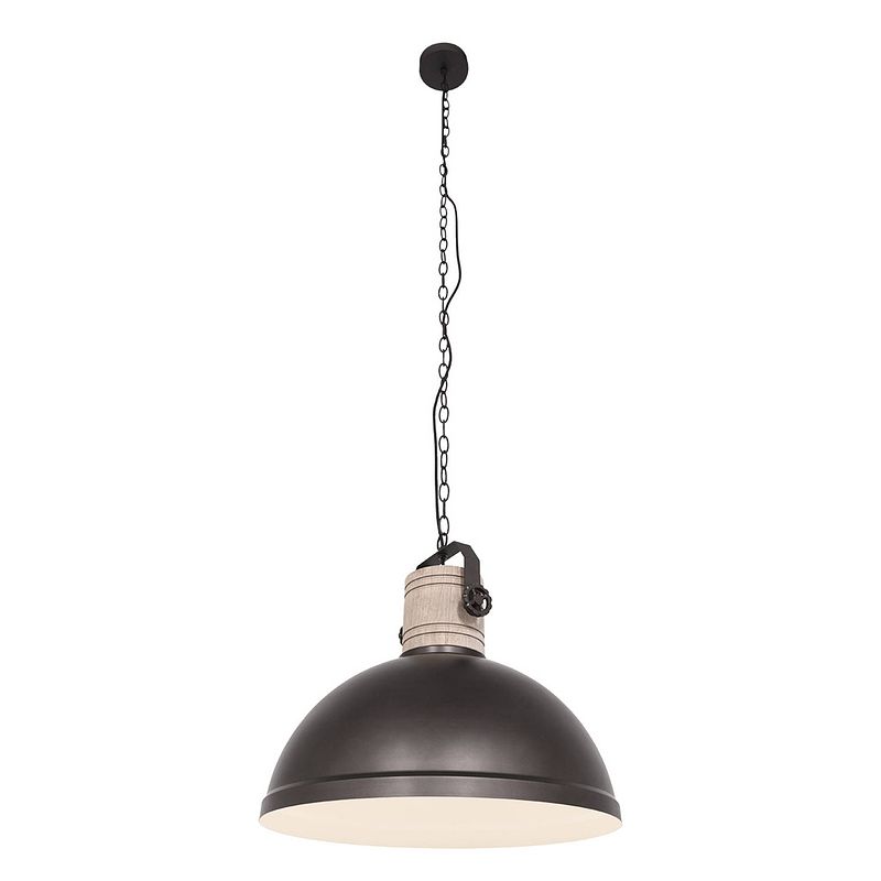 Foto van Mexlite hanglamp mexlite gearwood 3000a antraciet