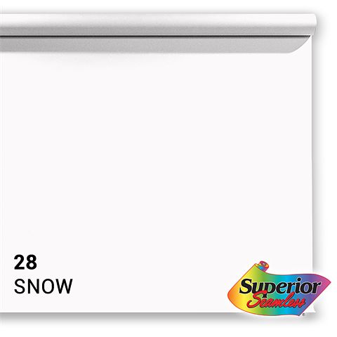 Foto van Superior achtergrondpapier 28 snow 1,35 x 11m