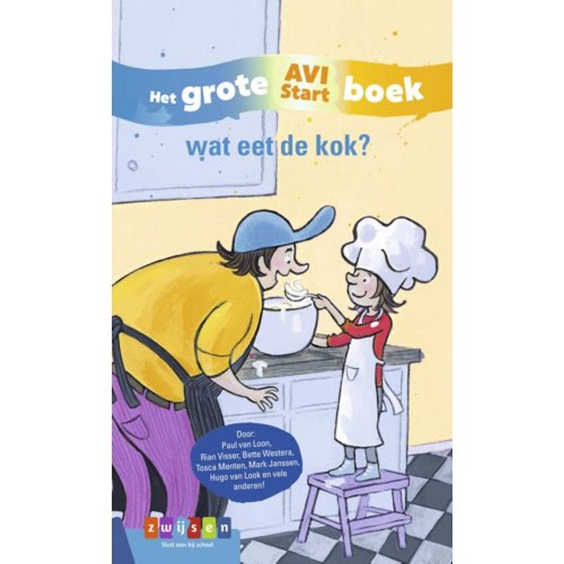 Foto van Wat eet de kok? - het grote avi start boek - grote