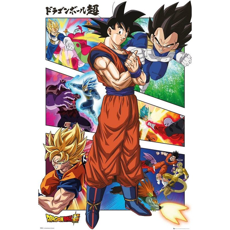 Foto van Gbeye dragon ball super panels poster 61x91,5cm