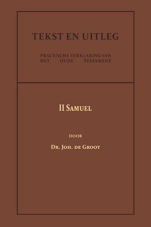 Foto van Ii samuel - dr. joh. de groot - paperback (9789057196638)